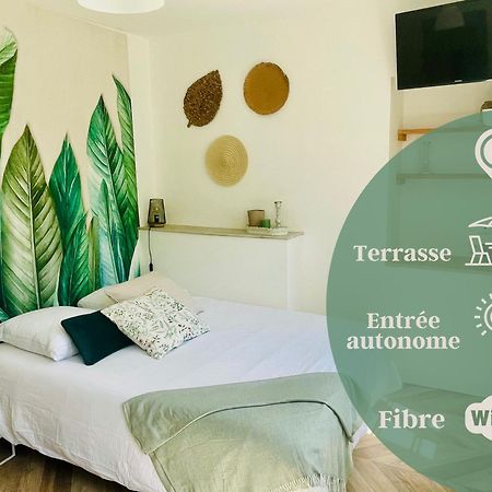 Le Tropical - Studio Avec Terrasse Angouleme Luaran gambar