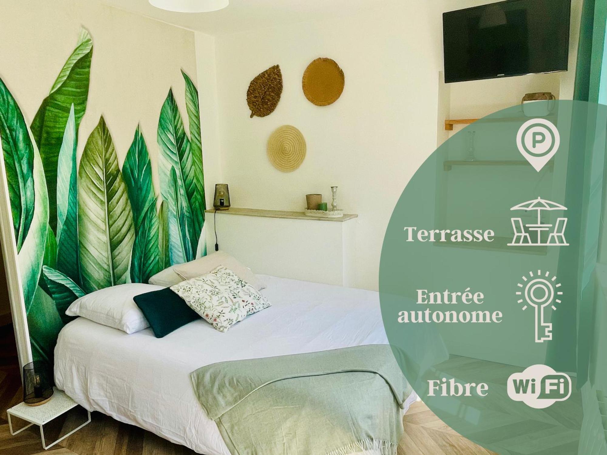 Le Tropical - Studio Avec Terrasse Angouleme Luaran gambar